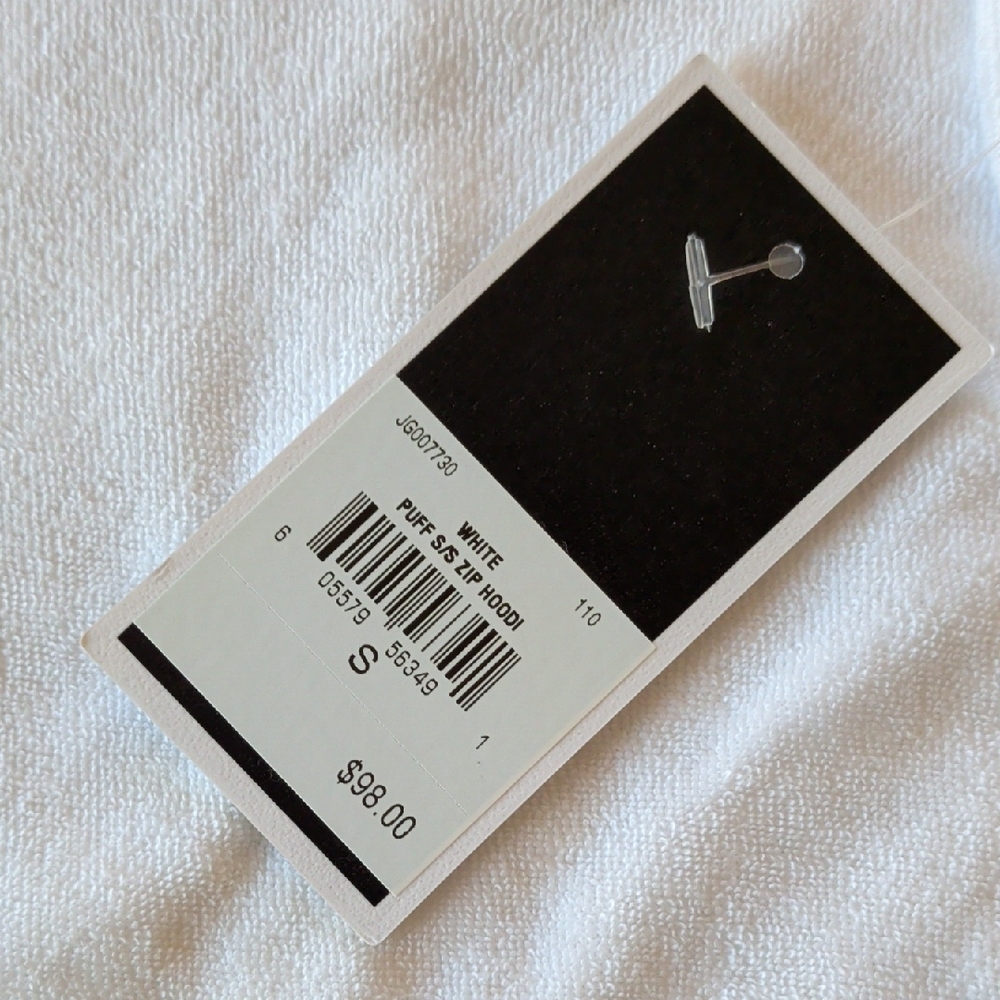 Juicy Couture White Short Sleeve Hoodie - Picture 3 of 3